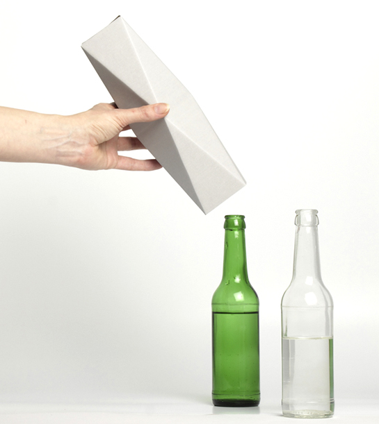 bottle vase carton