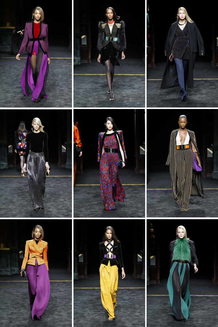 Balmain FW15 catwalk