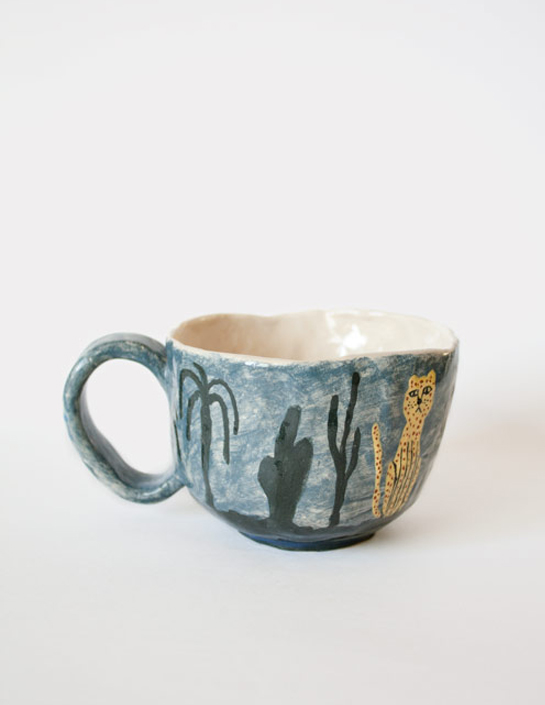 Leopard Mug by Karin Hagen 3