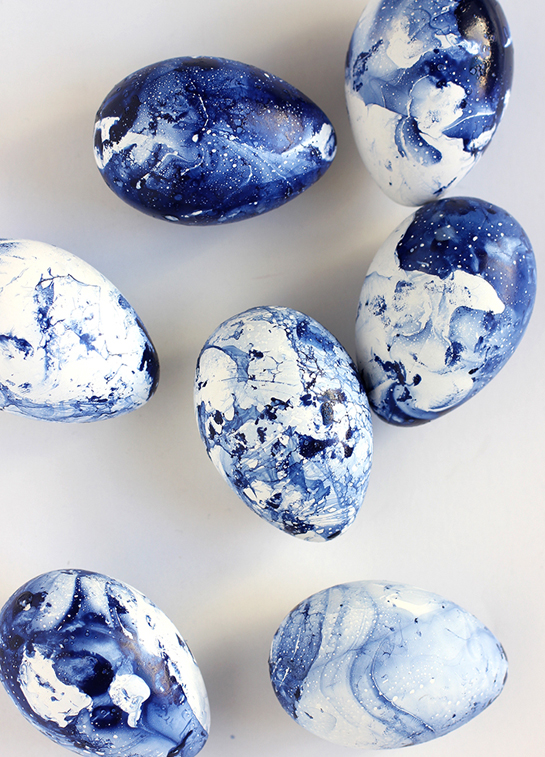 Marbled Indigo eggs